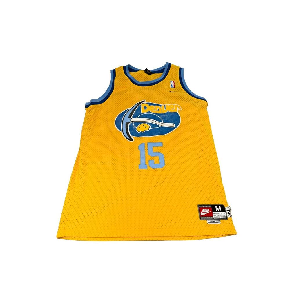 Vintage Nike NBA Denver Nuggets Carmelo Anthony #15 Jersey Size M Length +2